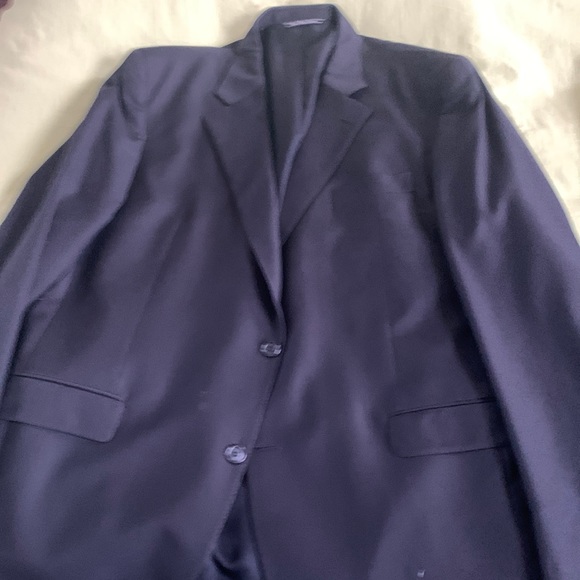 Mens 46L Classic Black Suit - Picture 1 of 2